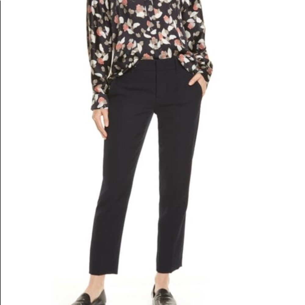 Vince Flat Front Crop Trouser